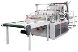 Double Layer 4 Lines bottom Seling & Cold Cutting Bag Machine