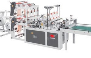 Double Layer 6 Lines bottom Seling & Cold Cutting Bag Machine