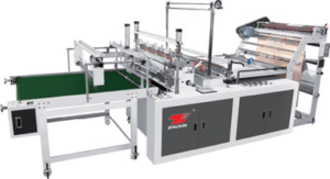Single line Tensign Free Double Knife Bottom Sealing Machine