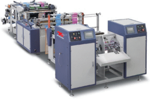 Automatic double lines Rolling Bag Making Machine Coreless