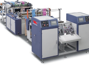Automatic double lines Rolling Bag Making Machine Coreless