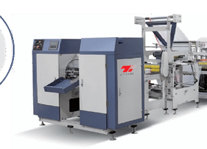 Ribbon-through Continuous-rolled Bag Making Machine