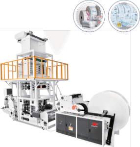 NYH-850 Vertical Type FFS Film Embossing & Side Gusset Machine